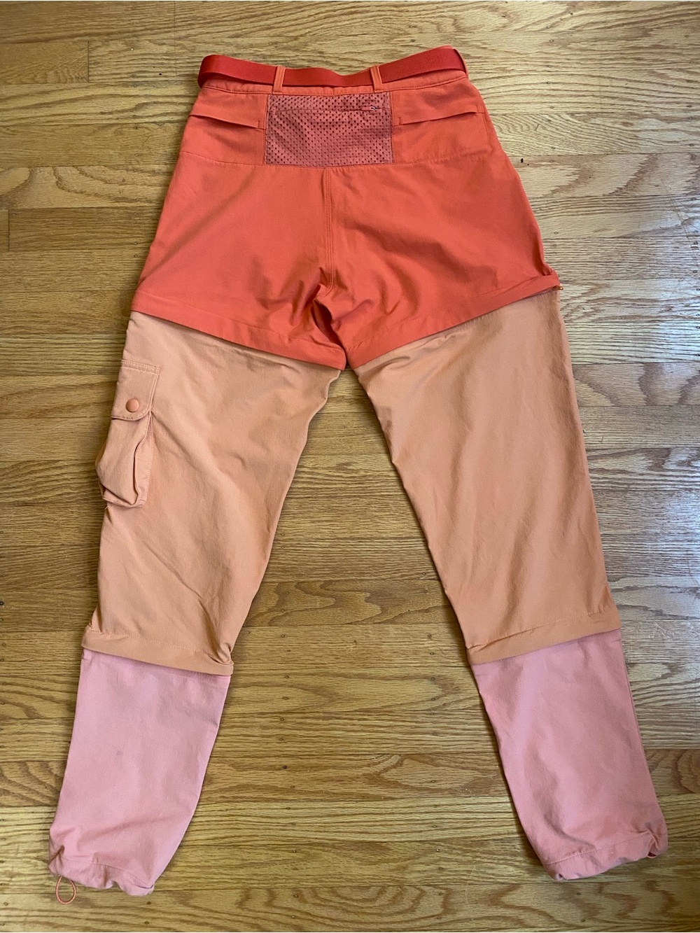 Outdoor Voices RecTrek Zip-Off Pants in Paprika Sunstone Peach XXS - Picture 3 of 9